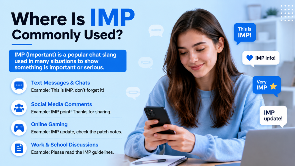 Where Is IMP Commonly Used