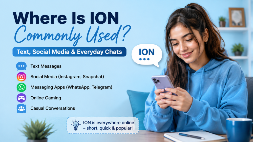 Where Is ION Commonly Used