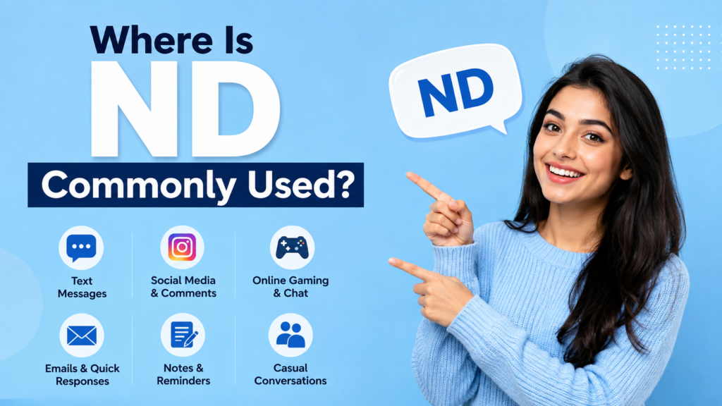 Where Is ND Commonly Used