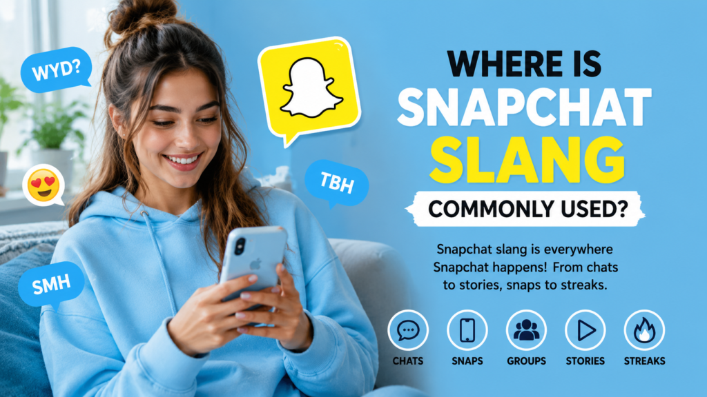 Where Is Snapchat Slang Commonly Used