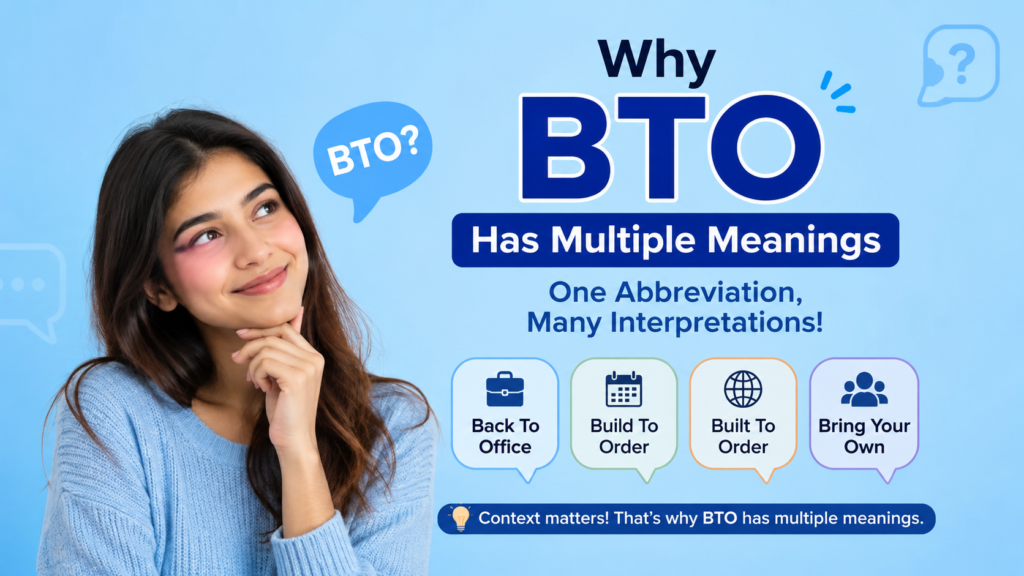 Why BTO Has Multiple Meanings