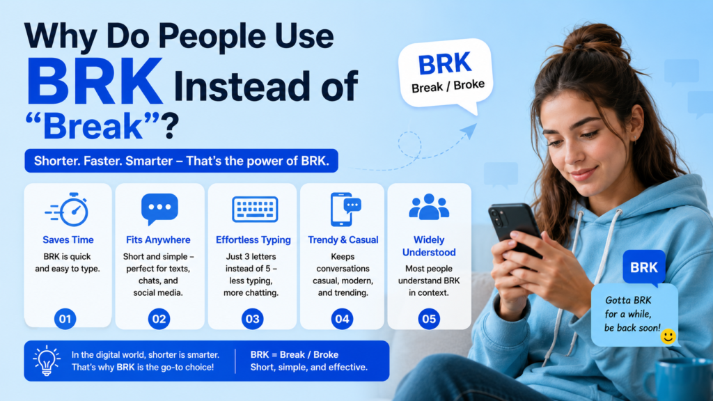 Why Do People Use BRK Instead of Break