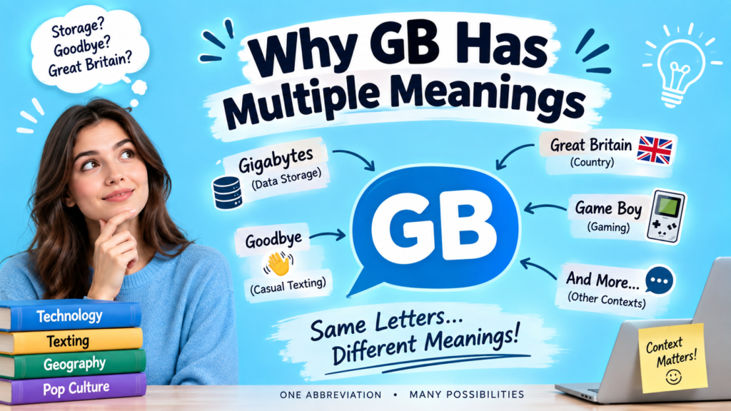 Why GB Has Multiple Meanings