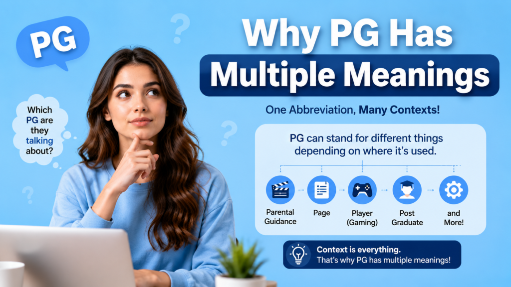 Why PG Has Multiple Meanings