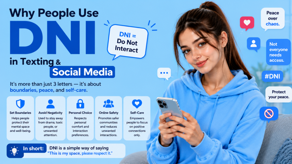 Why People Use DNI in Texting & Social Media