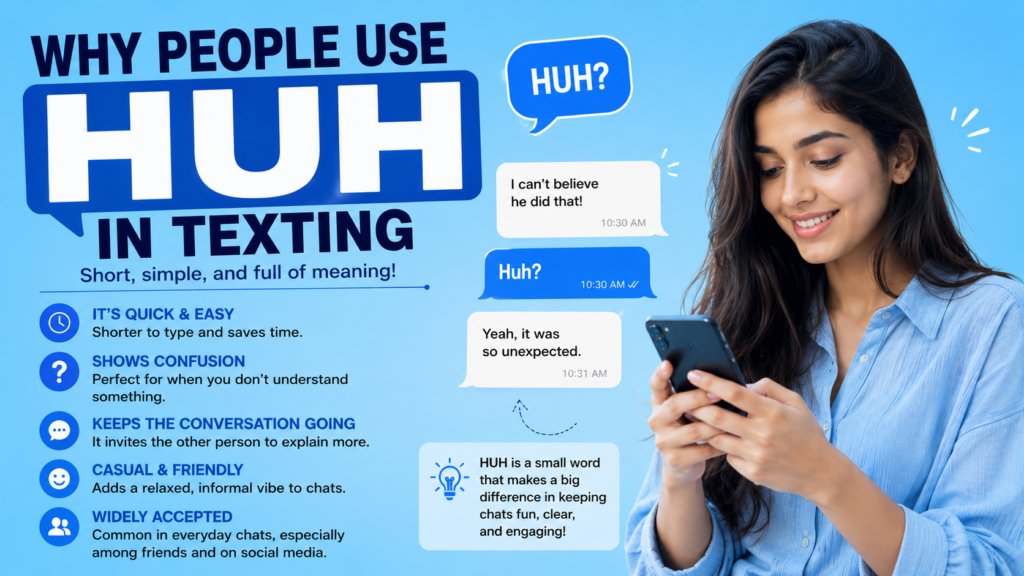 Why People Use HUH in Texting