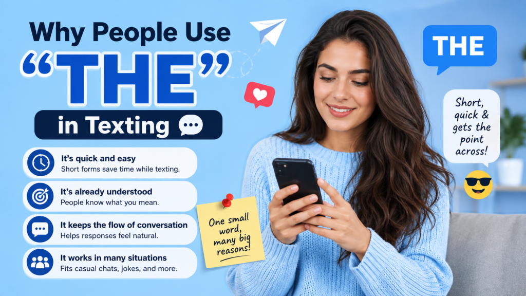 Why People Use THE in Texting