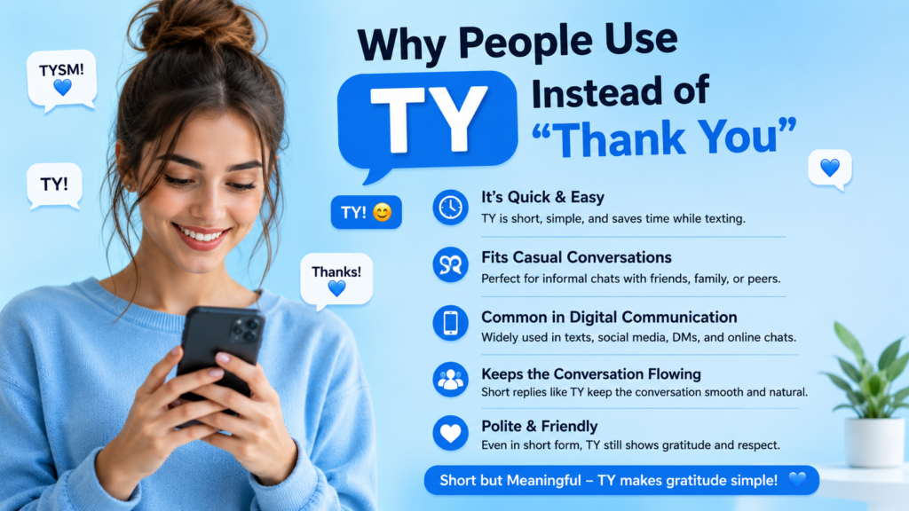 Why People Use TY Instead of Thank you
