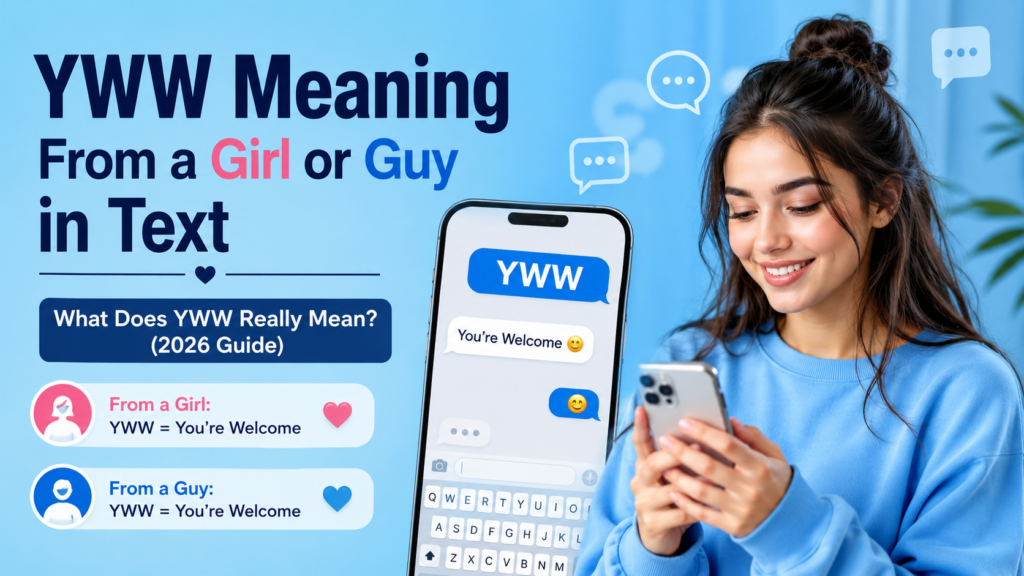 YWW Meaning From a Girl or Guy in Text