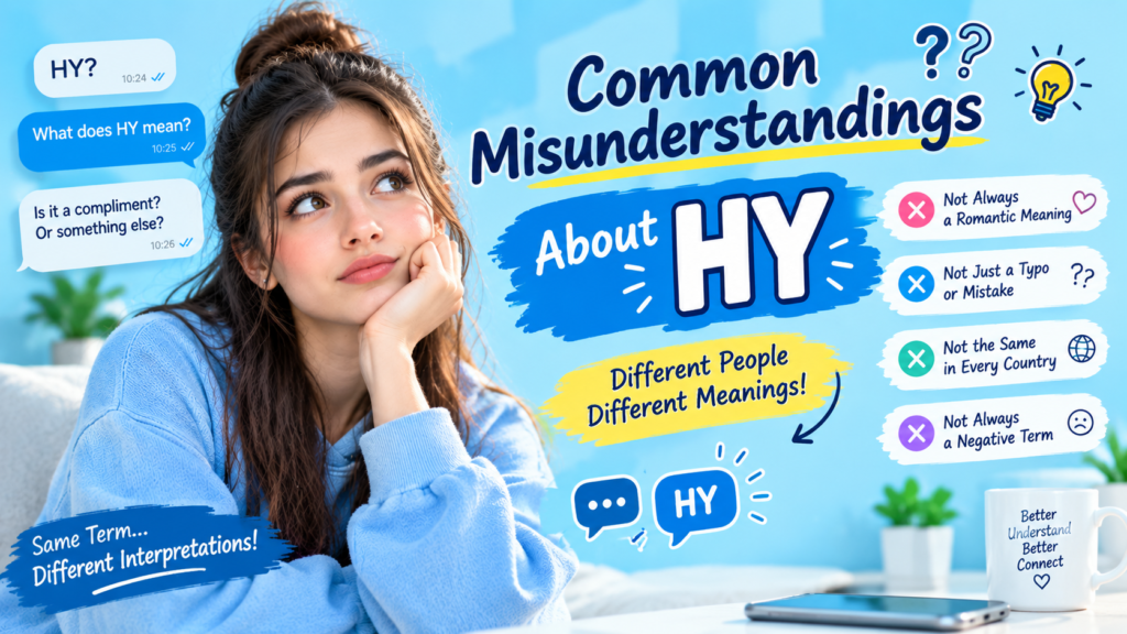 Common Misunderstandings 