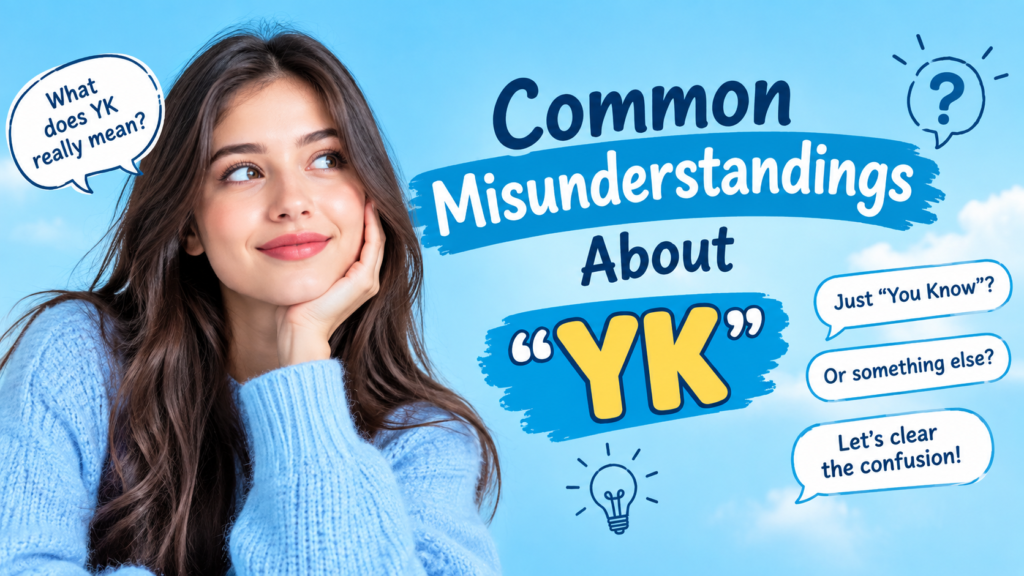 Common Misunderstandings About YK