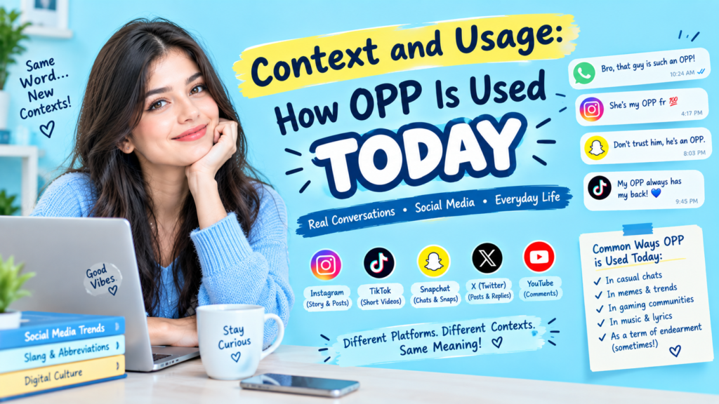 Context and Usage How Opp Is Used Today