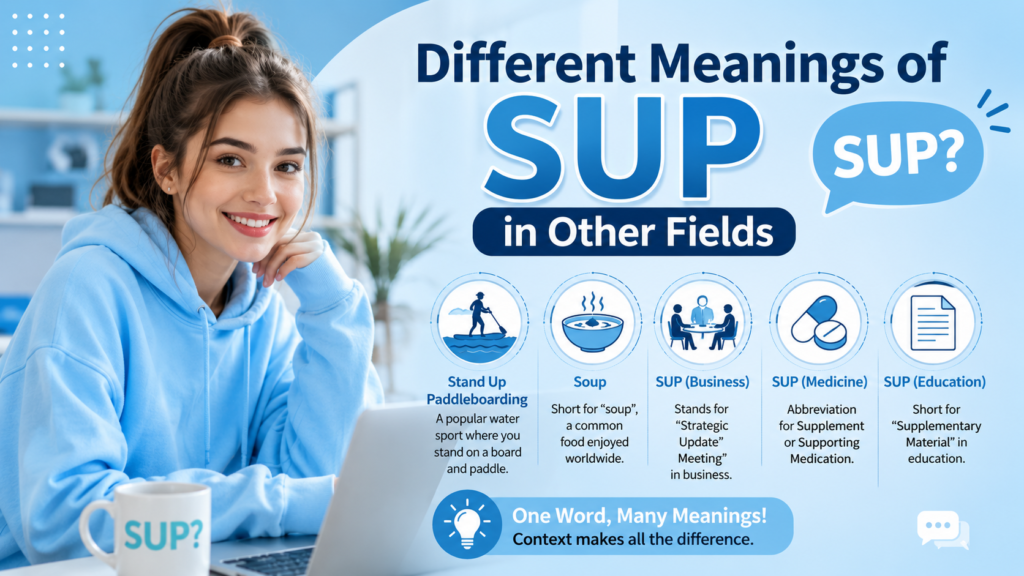 Different Meanings of Sup in Other Fields