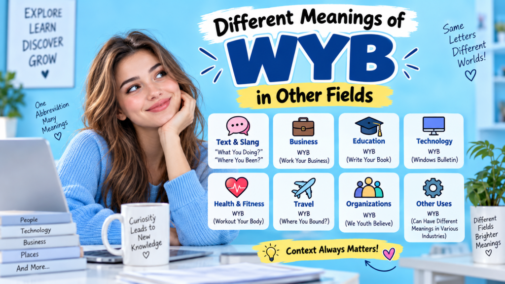 Different Meanings of WYB in Other Fields