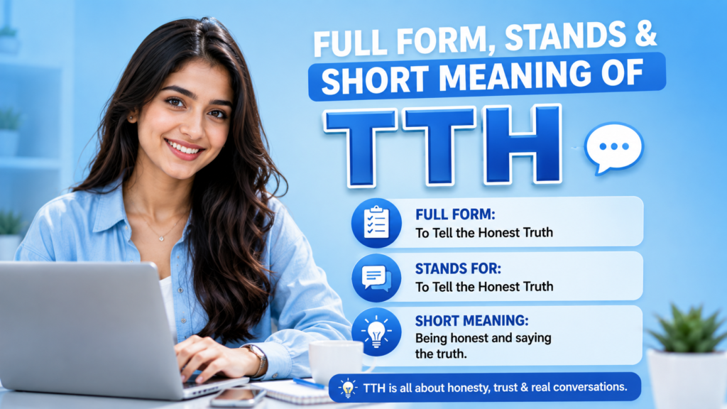Full Form, Stands & Short Meaning of TTH