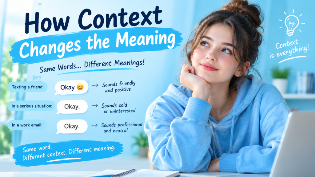 How Context Changes the Meaning