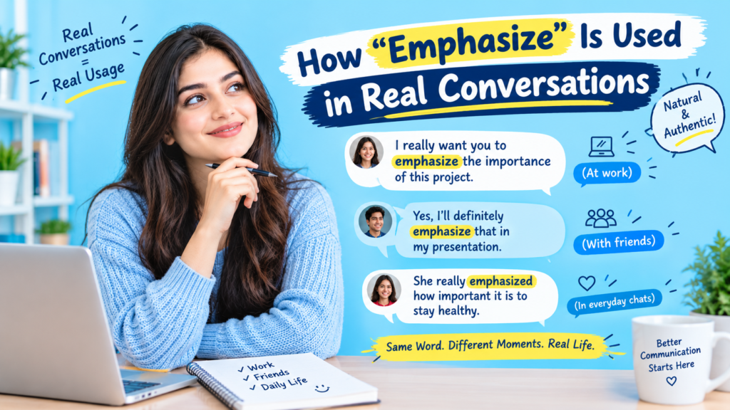 How Emphasize Is Used in Real Conversations