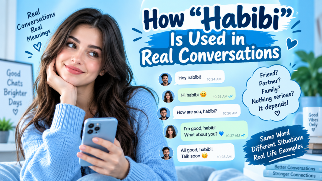How Habibi Is Used in Real Conversations