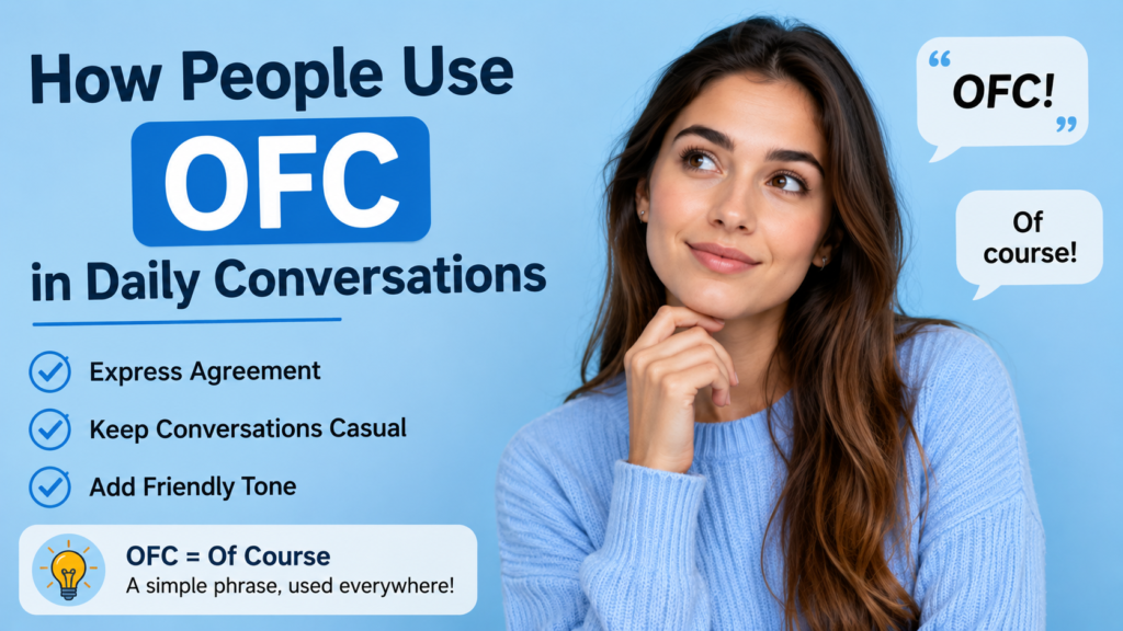 How People Use OFC in Daily Conversations