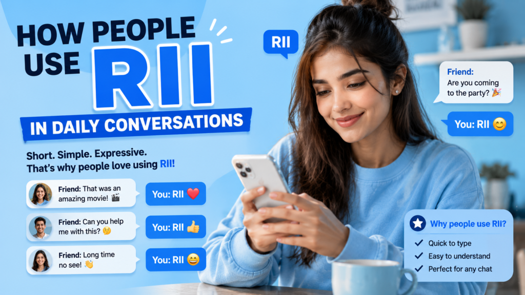 How People Use RII in Daily Conversations