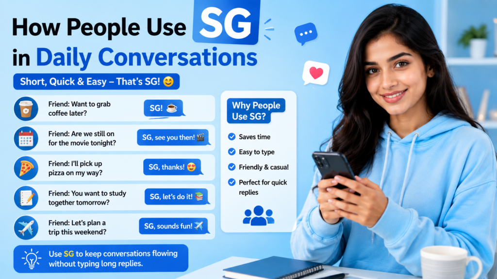 How People Use SG in Daily Conversations