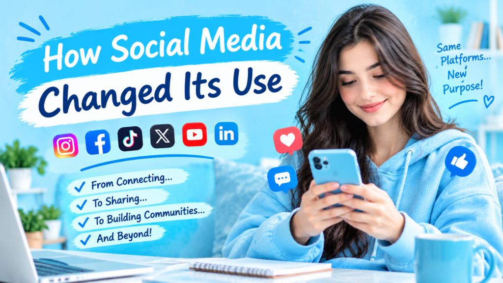How Social Media Changed Its Use
