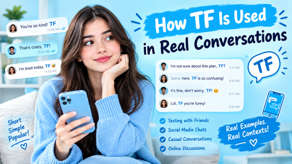 How TF Is Used in Real Conversations