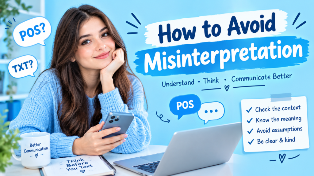 How to Avoid Misinterpretation