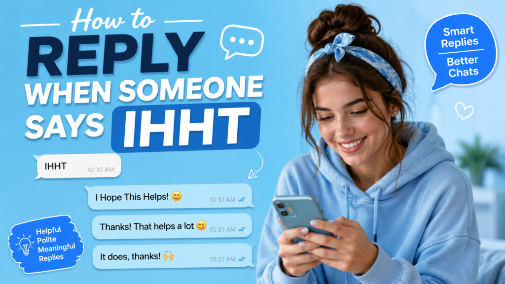 How to Reply When Someone Says IHHT
