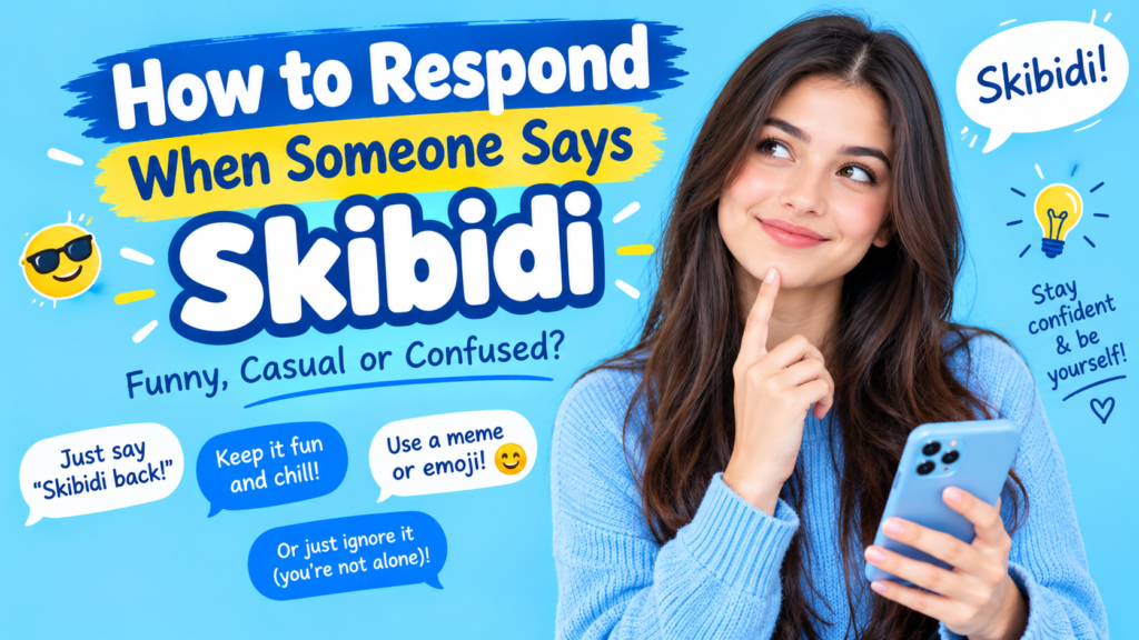 How to Respond When Someone Says Skibidi