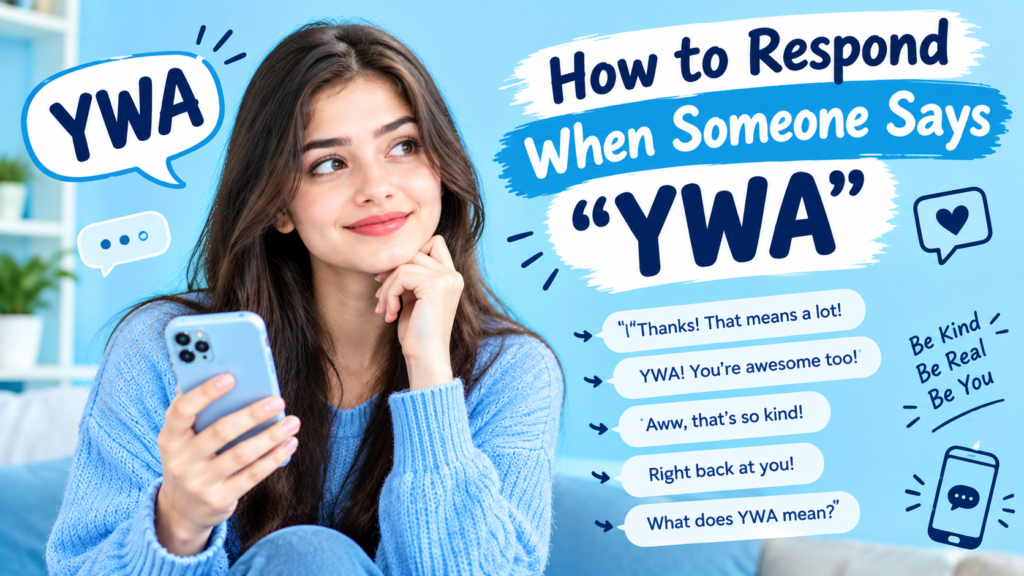 How to Respond When Someone Says YWA