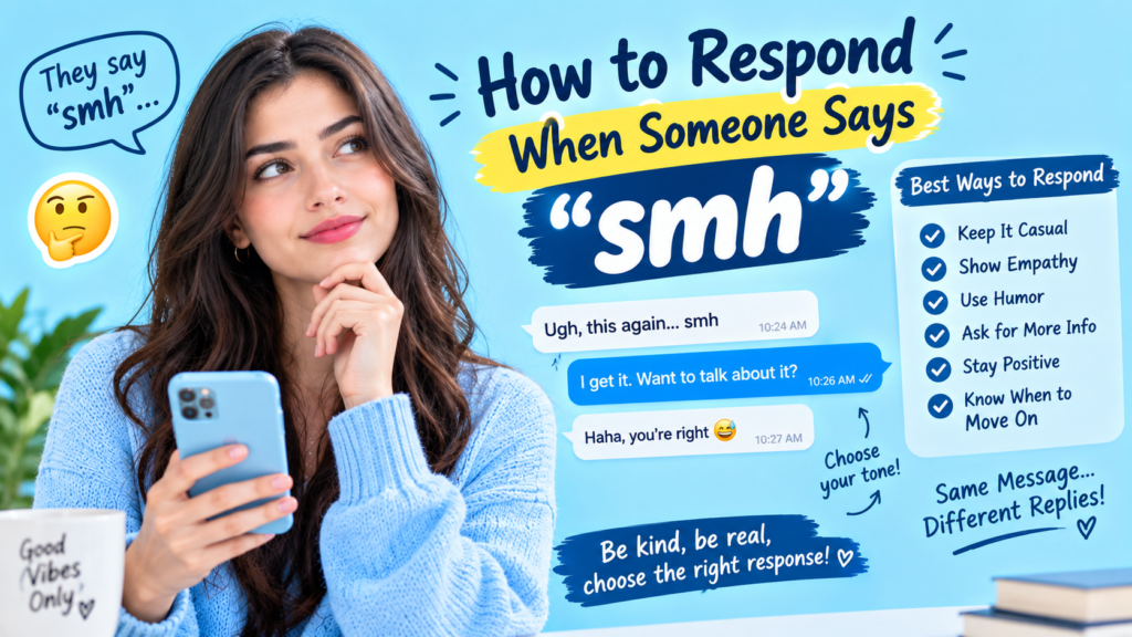How to Respond When Someone Says smh