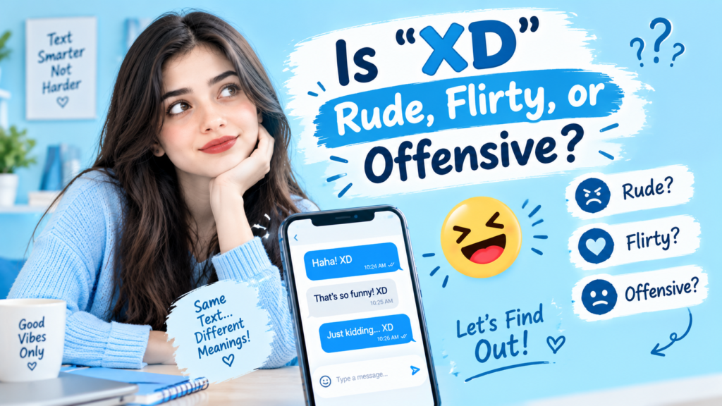 Is XD Rude, Flirty, or Offensive