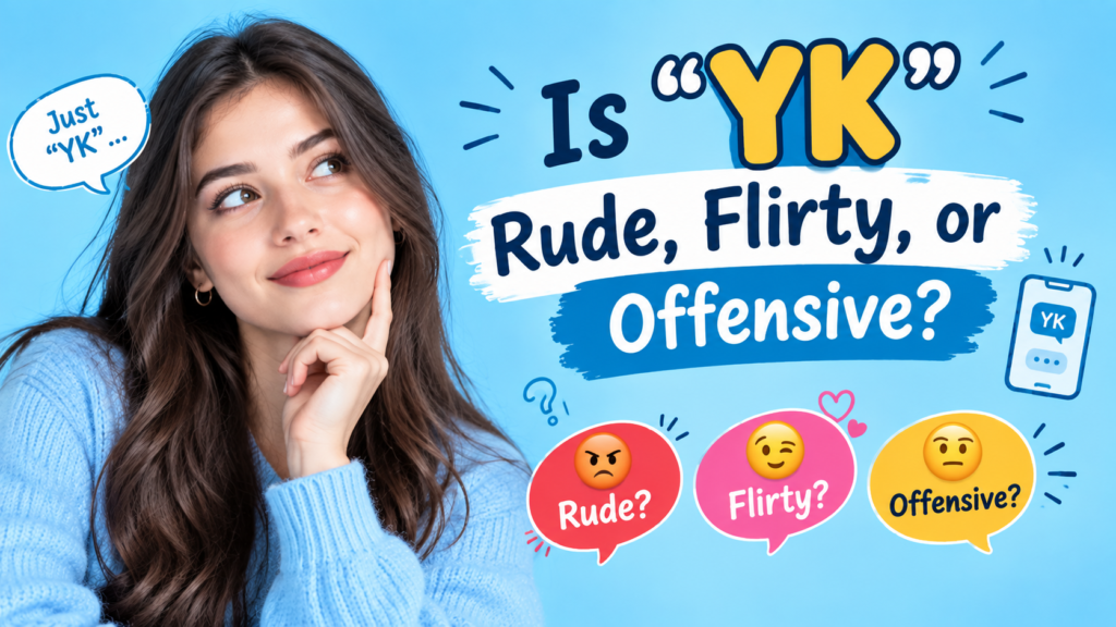 Is YK Rude, Flirty, or Offensive