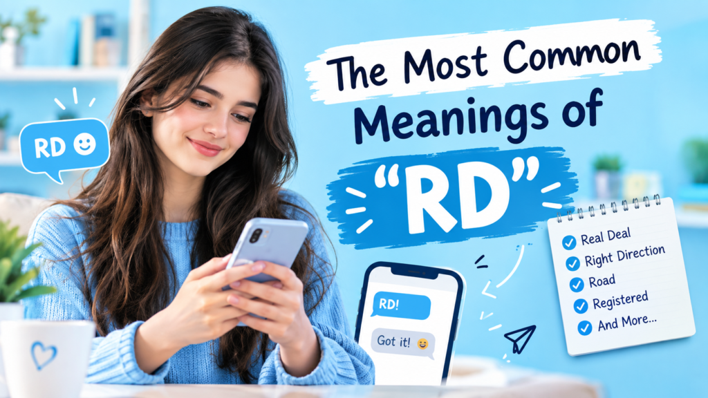 The Most Common Meanings of RD