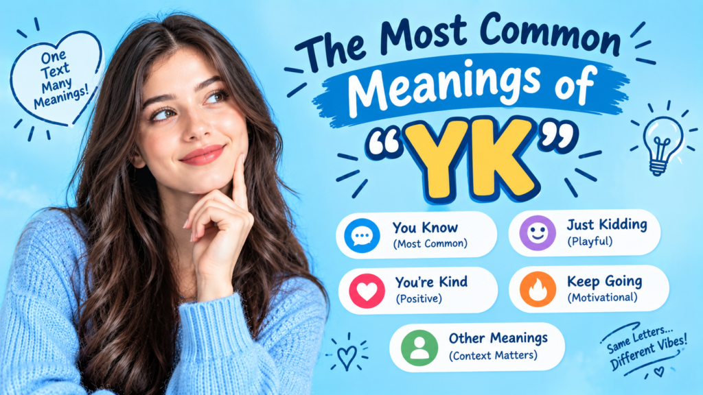 The Most Common Meanings of YK