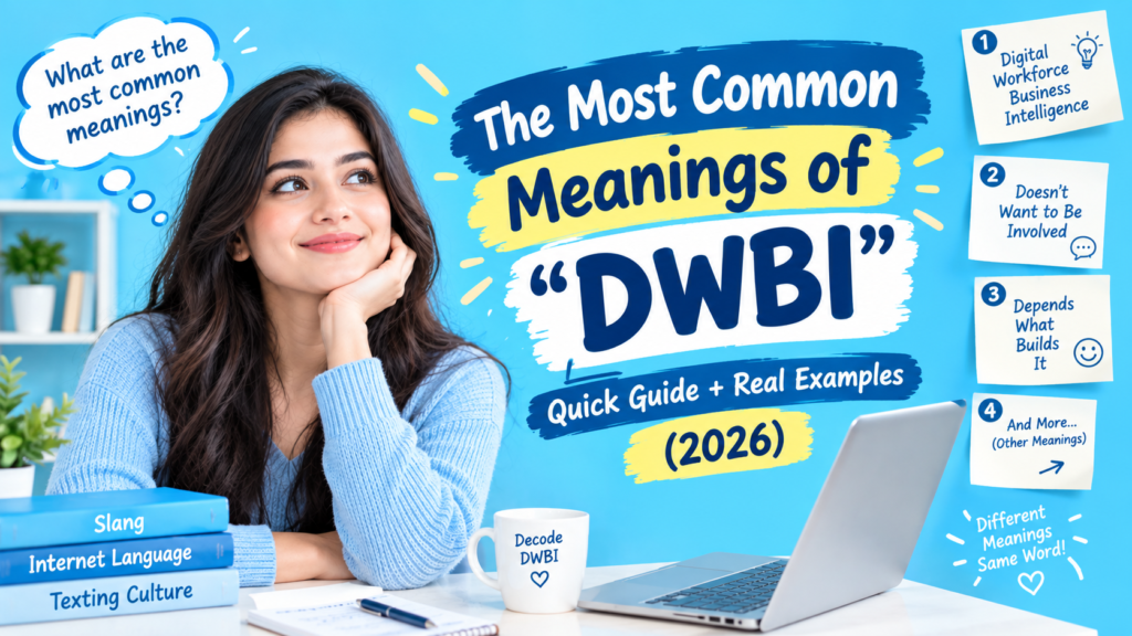 The Most Common Meanings of dwbi