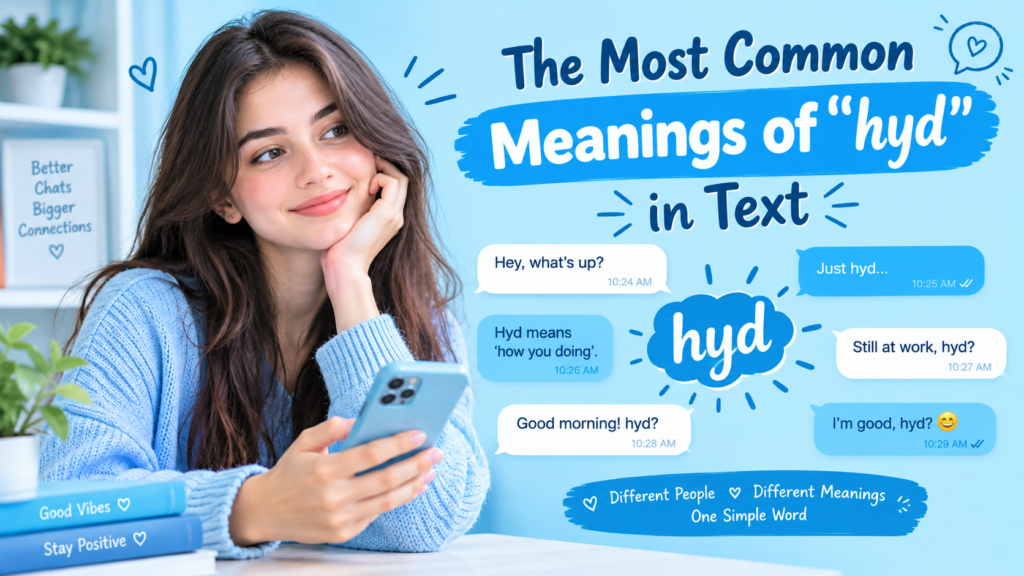 The Most Common Meanings of hyd in Text