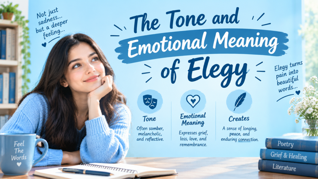 The Tone and Emotional Meaning of Elegy