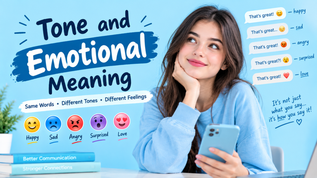 Tone and Emotional Meaning