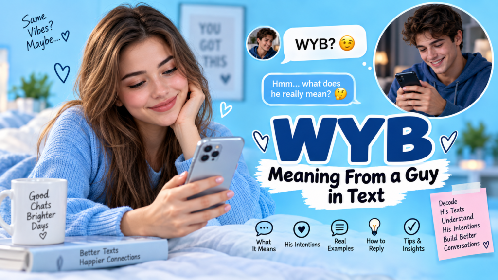 WYB Meaning From a Guy in Text