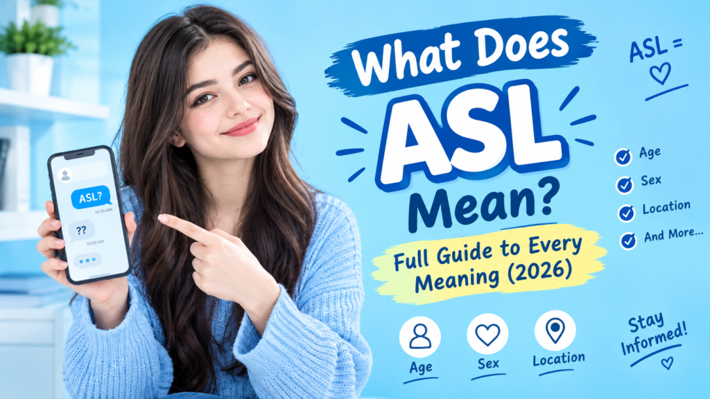 What Does ASL Mean