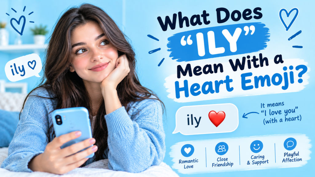 What Does ILY Mean With a Heart Emoji