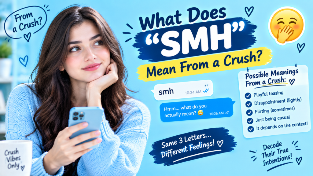 What Does SMH Mean From a Crush
