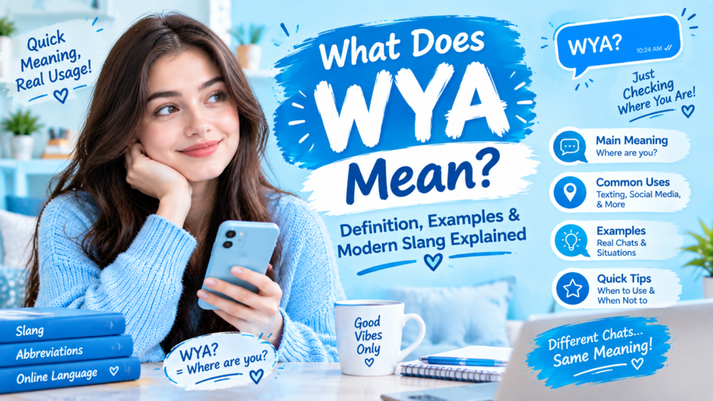 What Does WYA Mean