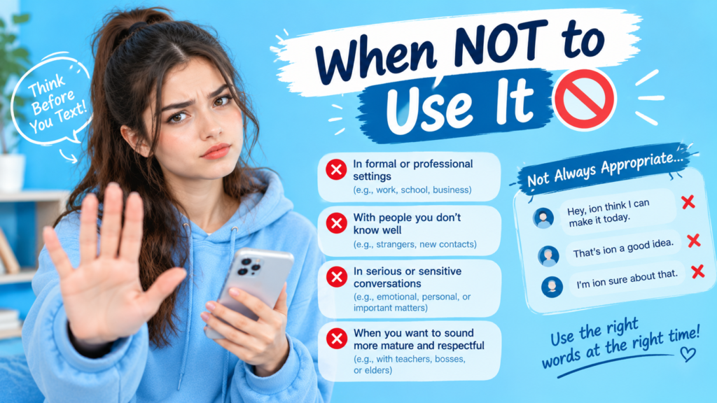 When NOT to Use It