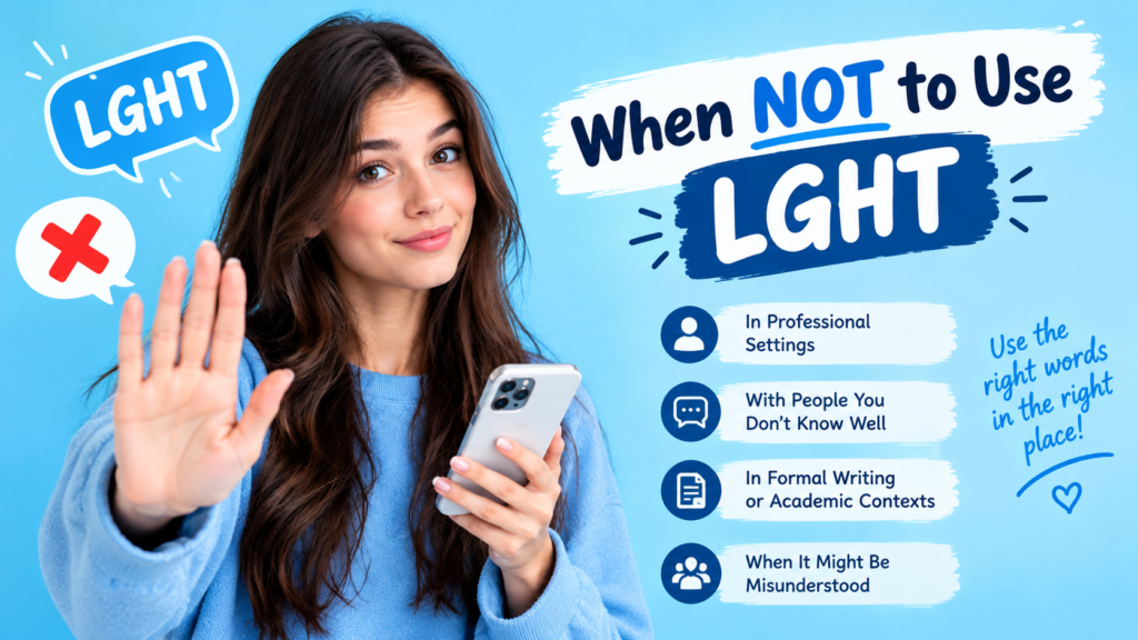 When NOT to Use LGHT
