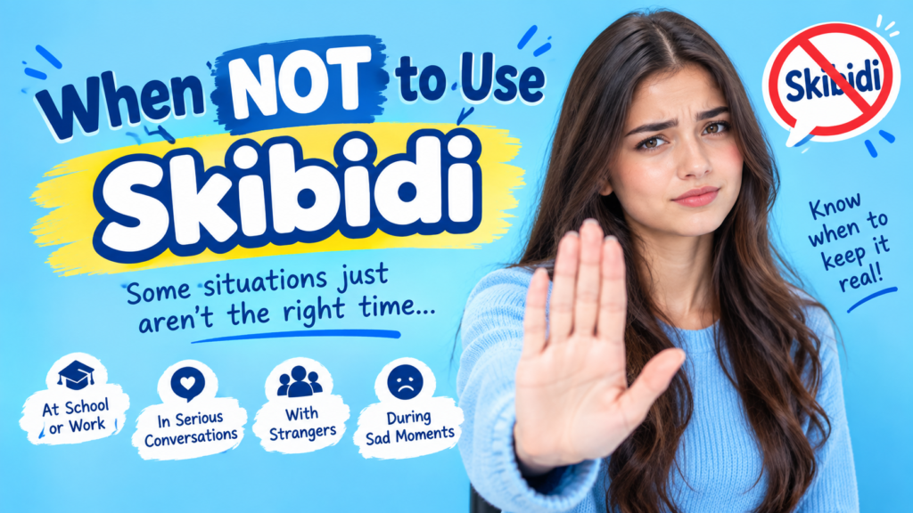 When NOT to Use Skibidi