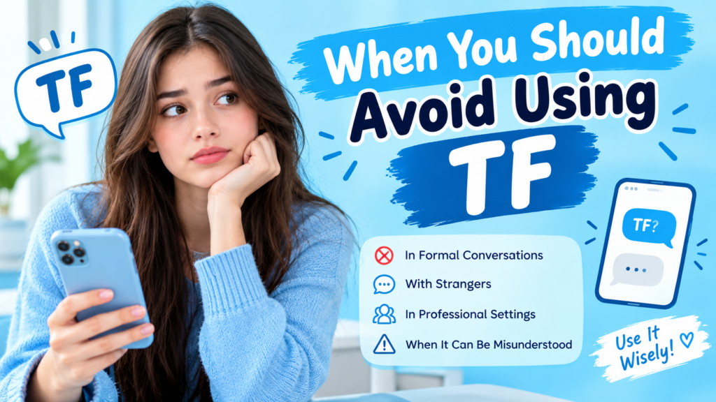 When You Should Avoid Using TF