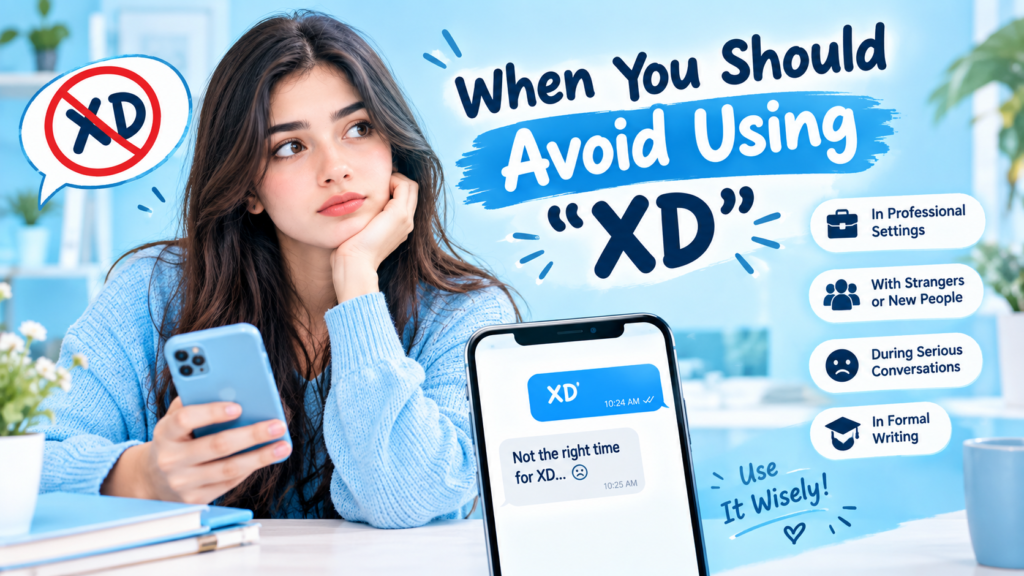 When You Should Avoid Using XD